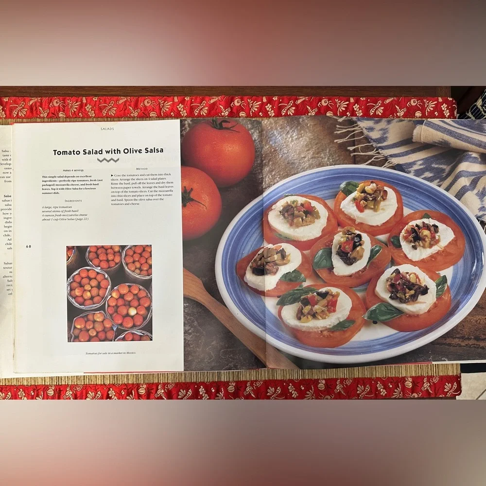 Salsa Cooking by Marjie Lambert (1994, Hardcover Cookbook)